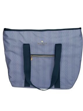 kate spade NWT Navy and White Pinstripe Cooler Tote Insulated Nautical Beach